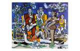 Les Loisirs, c.1948 Art by Fernand Leger