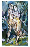Couple d'amants Posters par Oskar Kokoschka
