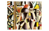 Les Acrobates dans le Cirque, c.1918 Print by Fernand Leger