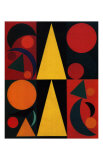 Soleil, c.1947 Affiche par Auguste Herbin