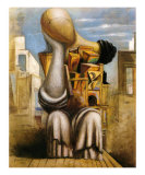 Les Jeux Terribles, c.1925 Posters af Giorgio De Chirico