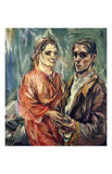 Double Portrait, c.1912-1913 Prints by Oskar Kokoschka