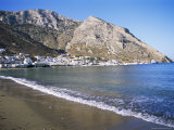 Beach and Port of Kamares, Island of Sifnos, Cyclades, Greece Photographic Print by Richard Ashworth