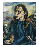 Portrait d'une Jeune Fille, c.1913 Posters par Oskar Kokoschka