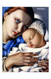 Mother and Child Prints by Tamara de Lempicka