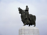 Statue of Robert the Bruce, Bannockburn Battlefield Site, Stirling, Scotland, United Kingdom Photographic Print by Richard Ashworth
