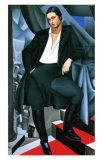Portrait of the Dutchess de la Salle, c.1925 Posters by Tamara de Lempicka