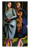 Irene and Her Sister Affiches par Tamara de Lempicka