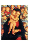 La Vierge et l'Enfant avec les Cherubins Prints by Andrea Mantegna