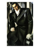 Tadeusz Lempicki, c.1928 Print by Tamara de Lempicka Tadeusz Lempicki, c.1928 Print by Tamara de Lempicka