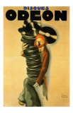 Disques Odeon, c.1932 Prints by Paul Colin