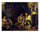 Femmes d'Alger dans Leur Appartement, c.1834 Prints by Eugene Delacroix