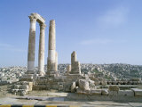 Columns of a Roman Temple, Dating from 161-166 AD, Jordan Photographic Print by Richard Ashworth