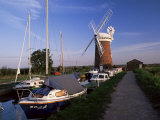 Horsey Windmill, Norfolk Broads, Norfolk, England, United Kingdom Photographic Print by Charcrit Boonsom