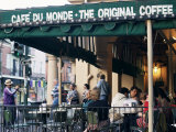 Cafe Du Monde, New Orleans, Louisiana, USA Photographic Print by Charles Bowman