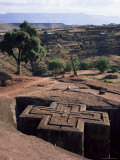 Bet Giorgis Church, Lalibela, Unesco World Heritage Site, Ethiopia, Africa Photographic Print by Julia Bayne