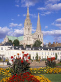 Chartres Cathedral, Unesco World Heritage Site, Chartres, Eure-Et-Loir, France Photographic Print by Charles Bowman