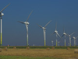 Wind Turbines, Lower Saxony, Germany Photographic Print by Charles Bowman