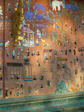 Glass Mosaic Dating from the 1950s Commemorating the 2500 Year Anniversary of the Buddha's Nirvana Photographic Print by Richard Ashworth