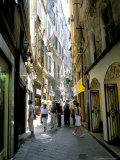 Via San Luca, in Old City of Genoa (Genova), Liguria, Italy Photographic Print by Richard Ashworth