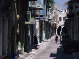 One of the Main Streets, Pyrgi, Chios (Khios), Greek Islands, Greece Fotografisk trykk av David Beatty One of the Main Streets, Pyrgi, Chios (Khios), Greek Islands, Greece Fotografisk trykk av David Beatty