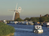 Tunstall Windmill, River Bure, Norfolk, England, United Kingdom Photographic Print by Charles Bowman