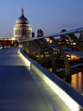 Millennium Bridge and St. Pauls Cathedral, London, England, UK Photographic Print by Charles Bowman Millennium Bridge and St. Pauls Cathedral, London, England, UK Photographic Print by Charles Bowman