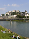 Cityscape with River Salzach,, Salzburg, Austria Photographic Print by Charles Bowman