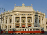 Hofburgtheatre with Tram, Vienna, Austria Photographic Print by Charles Bowman