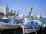 Fishing Boats in the Marina, Estepona, Malaga, Costa Del Sol, Andalucia (Andalusia), Spain Photographie par Pearl Bucknall
