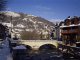 Arreau, Midi Pyrenees, France Fotografisk trykk av Nelly Boyd