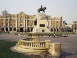 Plaza St. Martin, Lima, Peru, South America Photographic Print by Charles Bowman