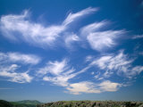 Cirrus Clouds, Tien Shan Mountains, Kazakhstan, Central Asia Photographic Print by N A Callow