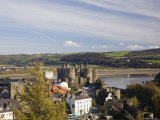 Medieval Conwy Castle, Unesco World Heritage Site, from Walls Walk, Conwy Photographie par Pearl Bucknall