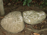 Sky-Map Stone Has Astrological Signifance, Guayabo National Monument, Costa Rica Photographie par Pearl Bucknall