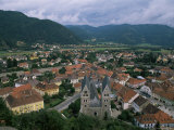 View of Town from St. Peter's Church, Friesach, Carinthia, Austria Photographic Print by Jean Brooks