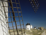 Windmills and Castle, Consuegra, Toledo, Castile La Mancha, Spain Photographic Print by Michael Busselle