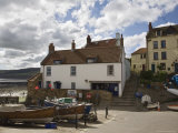 Boats in Front of Old Coastguard Station Visitor Centre at End of Coast to Coast Walk Photographic Print by Pearl Bucknall Boats in Front of Old Coastguard Station Visitor Centre at End of Coast to Coast Walk Photographic Print by Pearl Bucknall
