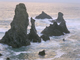 Les Aiguilles De Port Coton, Belle Ile En Mer, Breton Islands, Morbihan, Brittany, France Photographic Print by Bruno Barbier Les Aiguilles De Port Coton, Belle Ile En Mer, Breton Islands, Morbihan, Brittany, France Photographic Print by Bruno Barbier