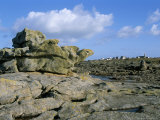 The Village Seen from the Great Rocks, Ile De Sein, Breton Islands, Finistere, Brittany, France Photographic Print by Bruno Barbier The Village Seen from the Great Rocks, Ile De Sein, Breton Islands, Finistere, Brittany, France Photographic Print by Bruno Barbier