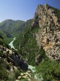 Verdon Gorges, Alpes-De-Haute-Provence, Provence, France Fotografisk trykk av Michael Busselle Verdon Gorges, Alpes-De-Haute-Provence, Provence, France Fotografisk trykk av Michael Busselle