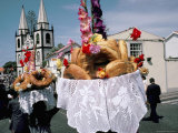 Fete Du Saint Esprit, Festival, Pico Madalena, Azores, Portugal Photographic Print by Bruno Barbier