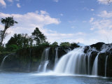 Waterfall, Bolaven Plateau, Laos, Indochina, Southeast Asia Photographie par Colin Brynn