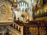 The Choir and Banners, St. Patrick's Cathedral, Dublin, County Dublin, Eire (Ireland) Photographic Print by Bruno Barbier