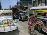 Street Scene, Manila, Island of Luzon, Philippines, Southeast Asia Photographic Print by Bruno Barbier