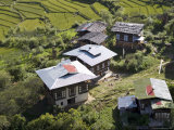 Drukgyel Village, Bhutan Photographic Print by Angelo Cavalli