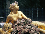 Statue in Bassin De Flore, by Tuby, Chateau of Versailles, Unesco World Heritage Site Photographic Print by Bruno Barbier