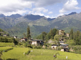 Drukgyel Village, Bhutan Photographic Print by Angelo Cavalli