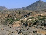 Village of Al Ain, Al Jabal Al Akkar Region, Hajar Mountains, Sultanate of Oman, Middle East Photographic Print by Bruno Barbier