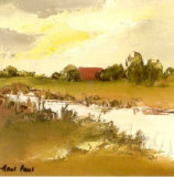 Farmlands VII Print by Hans Paus